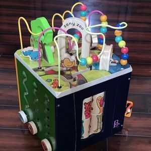 Zany zoo activity cube